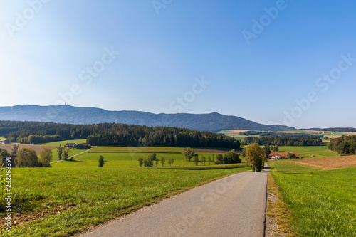 Way to a German village  Bavaria.