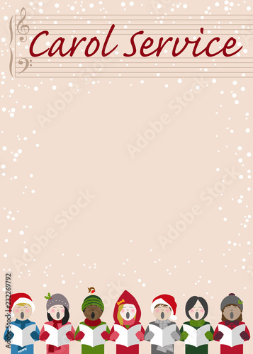carol service poster