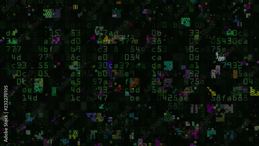 Glitch noise animation of VIRUS text on the screen. Computer safety problems related loopable motion background Glitch noise animation of VIRUS text on the screen. Computer safety problems related loopable motion background