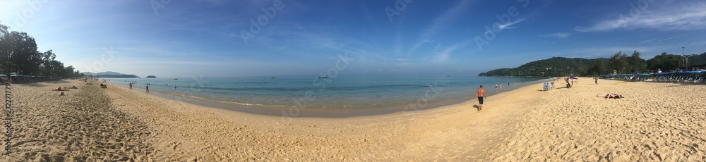 Panorama of Karon Beach in Phuket, Thailand