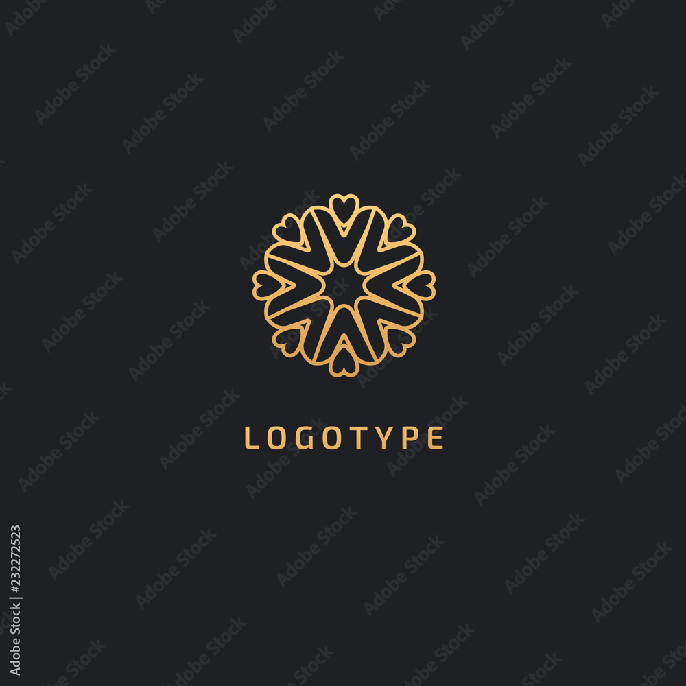 Vector luxury flower logo design. Ornate floral wedding sign. Modern simple premium design vector element. Emblem luxury beauty spa saloon, cosmetics, jewelry, flower shop, restaurant, garden. Vector luxury flower logo design. Ornate floral wedding sign. Modern simple premium design vector element. Emblem luxury beauty spa saloon, cosmetics, jewelry, flower shop, restaurant, garden.