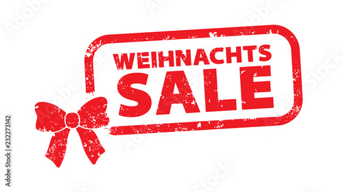 Stempel - Weihnachtssale - Schleife rot