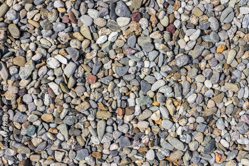 Colourful pebble texture