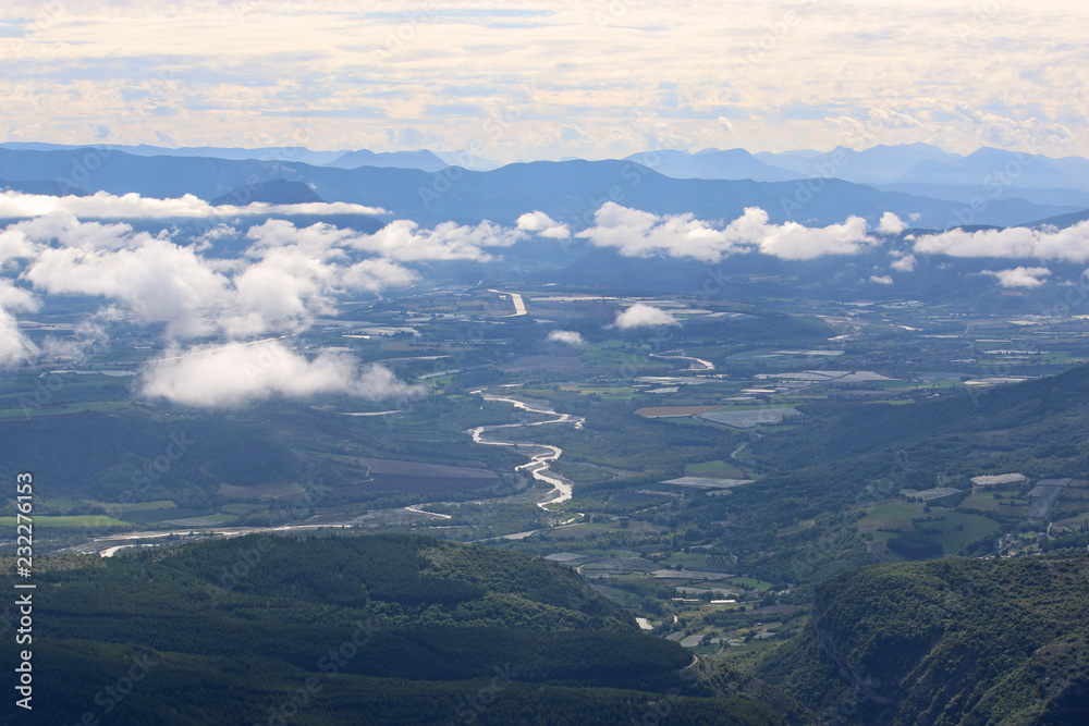 French Alps from the Chabre mountain