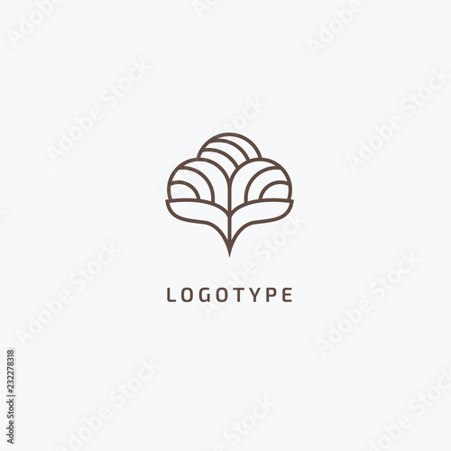 Abstract cotton and wool clothes logo icon vector design. Eco friendly textile, natural cloth, Plant, nature, leaf and ecology vector logo. Vector illustration, Graphic Editable Design.
