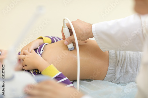 examination of the patient ultrasound