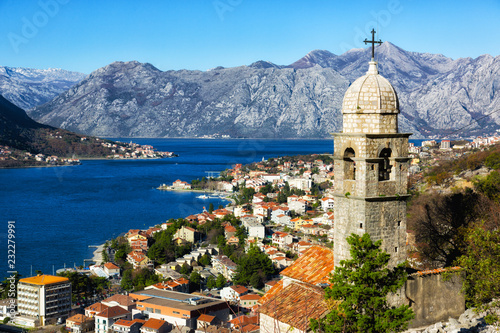 Old church on the hill above Kotor, Montenegro