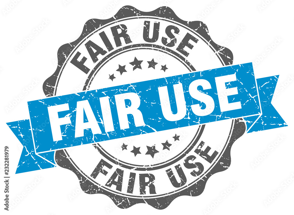 Fototapeta premium fair use stamp. sign. seal