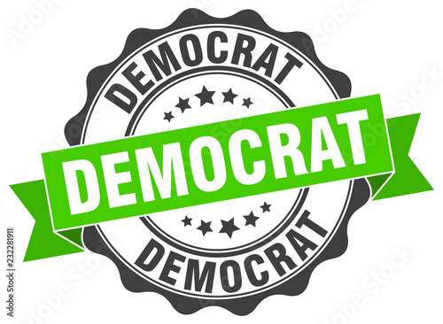 democrat stamp. sign. seal