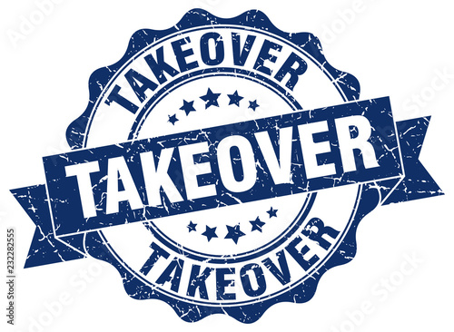 takeover stamp. sign. seal