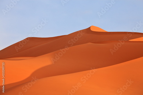 Sand dunes of Erg Chebbi in the Sahara Desert, Morocco