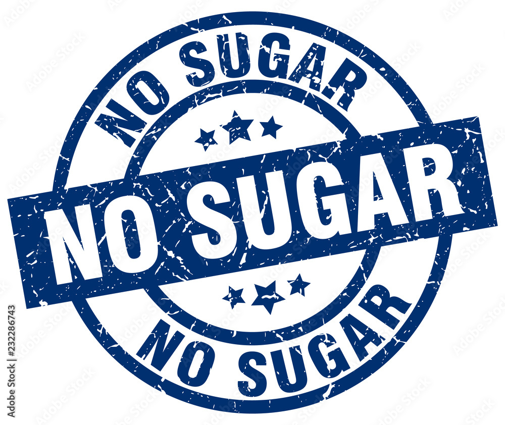 no sugar blue round grunge stamp no sugar blue round grunge stamp