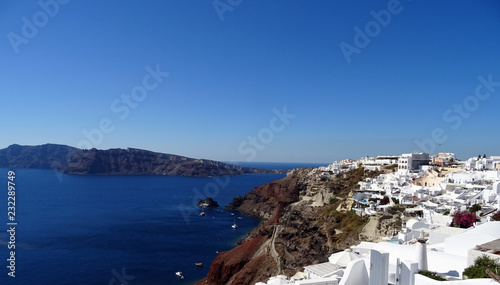 View of Santorini Greece