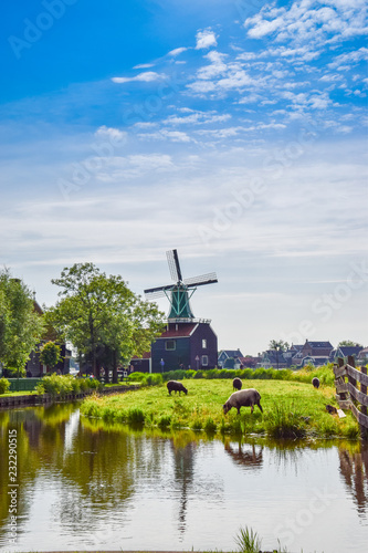 The Ancient Netherlands Windmills