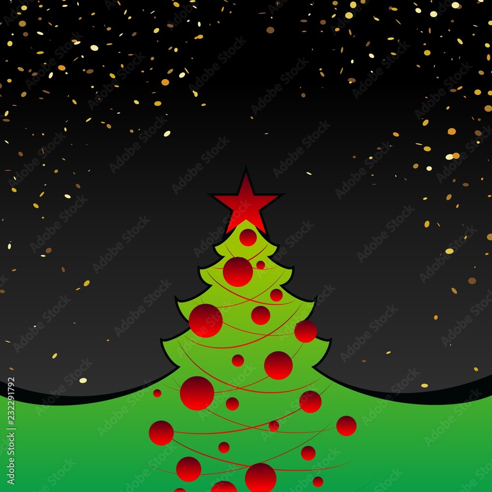 Christmas background, can be used for Christmas cards, posters, invitations, etc. 