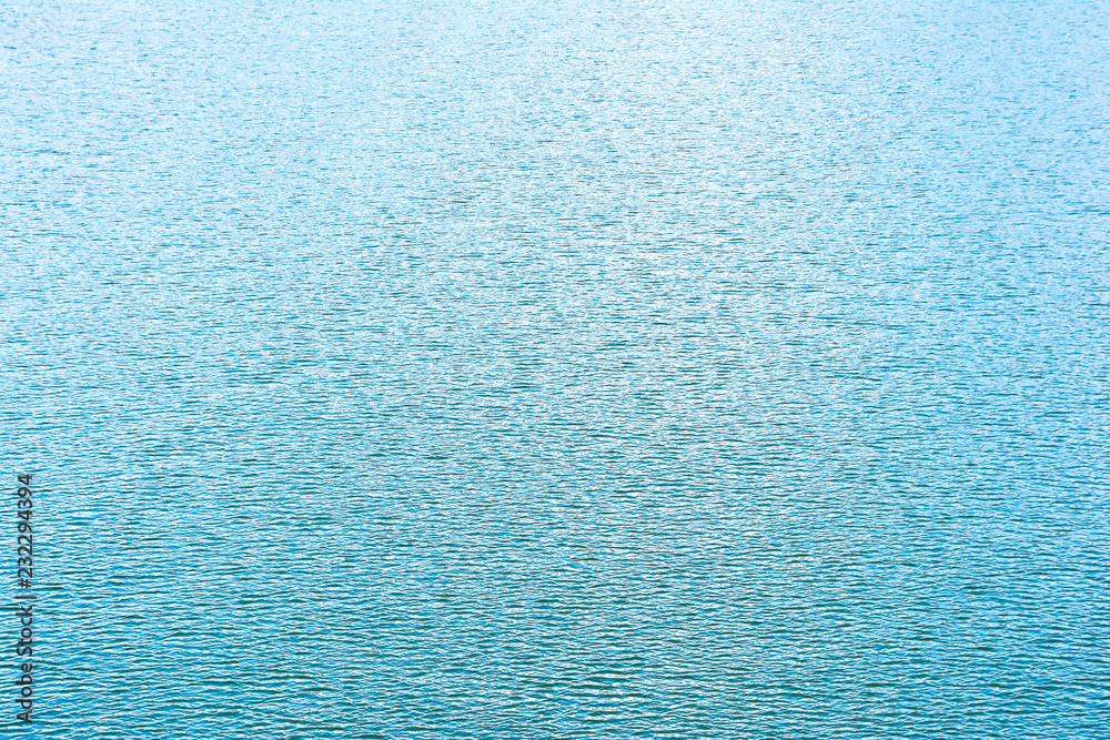 Blue water river surface background.Water texture