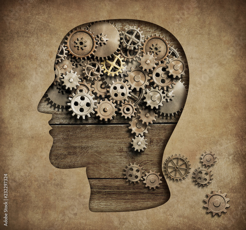 Psychology concept 3d illus...