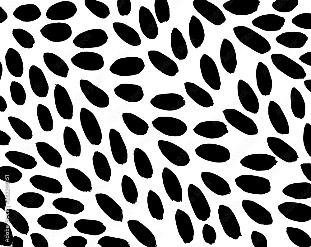 White and black grunge pattern. Background. Brush. Vector.