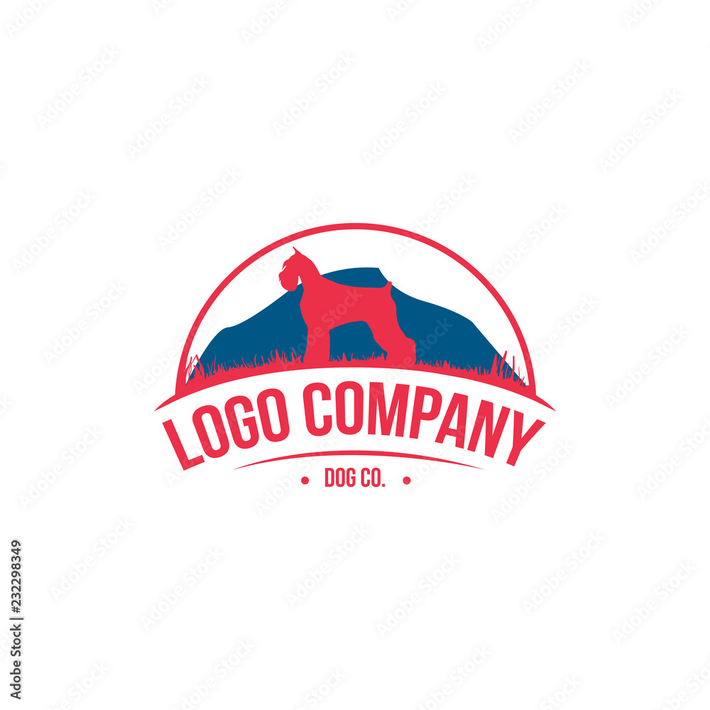 Dog Silhouette Isolated On White Background. Vector object for Labels, Badges, Logos and other Design. Dog Silhouette Isolated On White Background. Vector object for Labels, Badges, Logos and other Design.