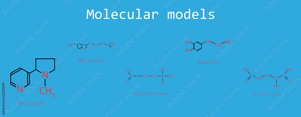 Formic Acetic Propionic Vektorová grafika „Chemical formulas of food and cosmetic preservatives ...