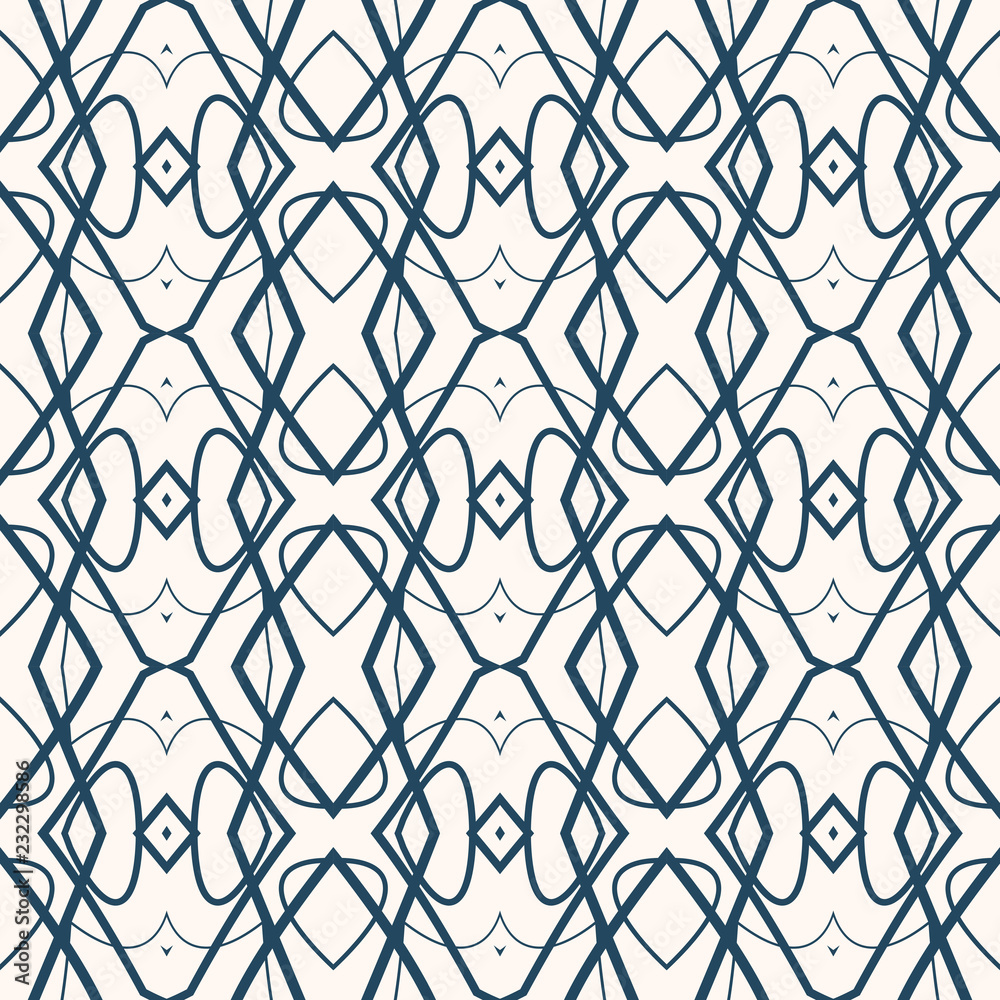 Naklejka premium Black and white seamless pattern