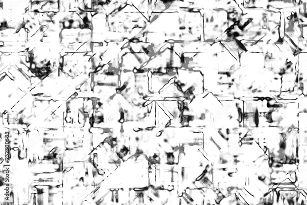Black and White background. Abstract monochrome surface Seamless pattern of cracks, chips, scratches, stains, scuffs. Black and White background. Abstract monochrome surface Seamless pattern of cracks, chips, scratches, stains, scuffs.