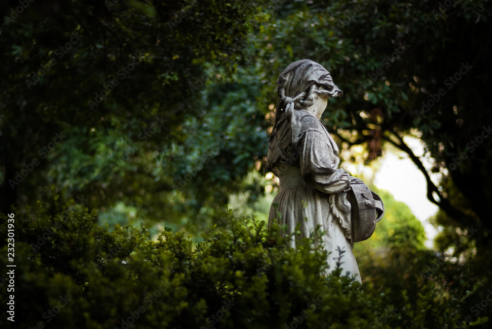 statue in park statue in park