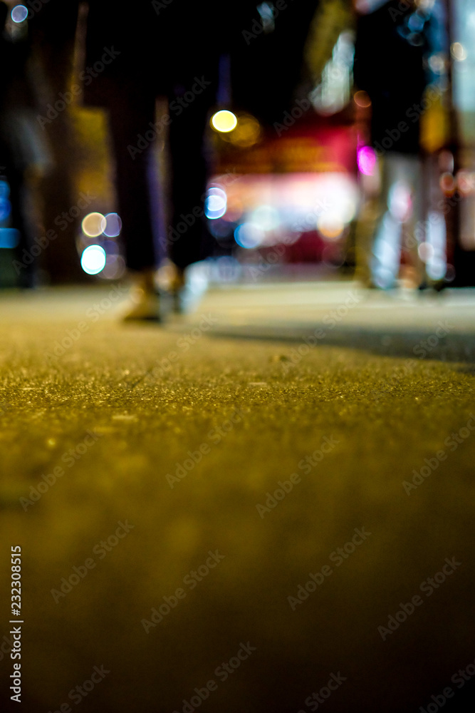 Walking in Street with Shoes