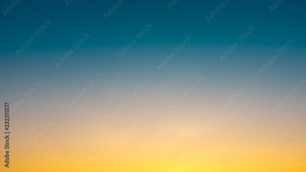 clear sunset in the sky for background design and graphic resources