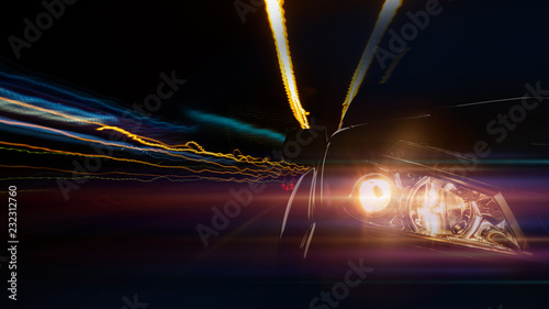 Car speed light