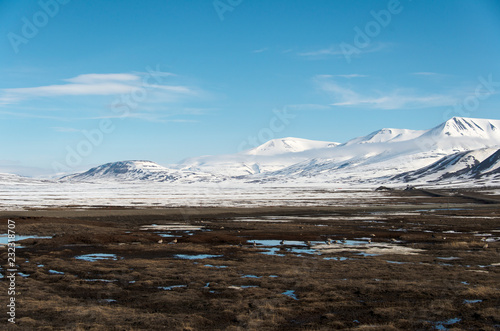 Obraz na płótnie Longyearbyen, archipel du Spitzberg, Svalbard