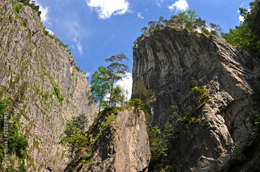 Die Bicaz-Schlucht in den Ostkarpaten, Rumänien Die Bicaz-Schlucht in den Ostkarpaten, Rumänien
