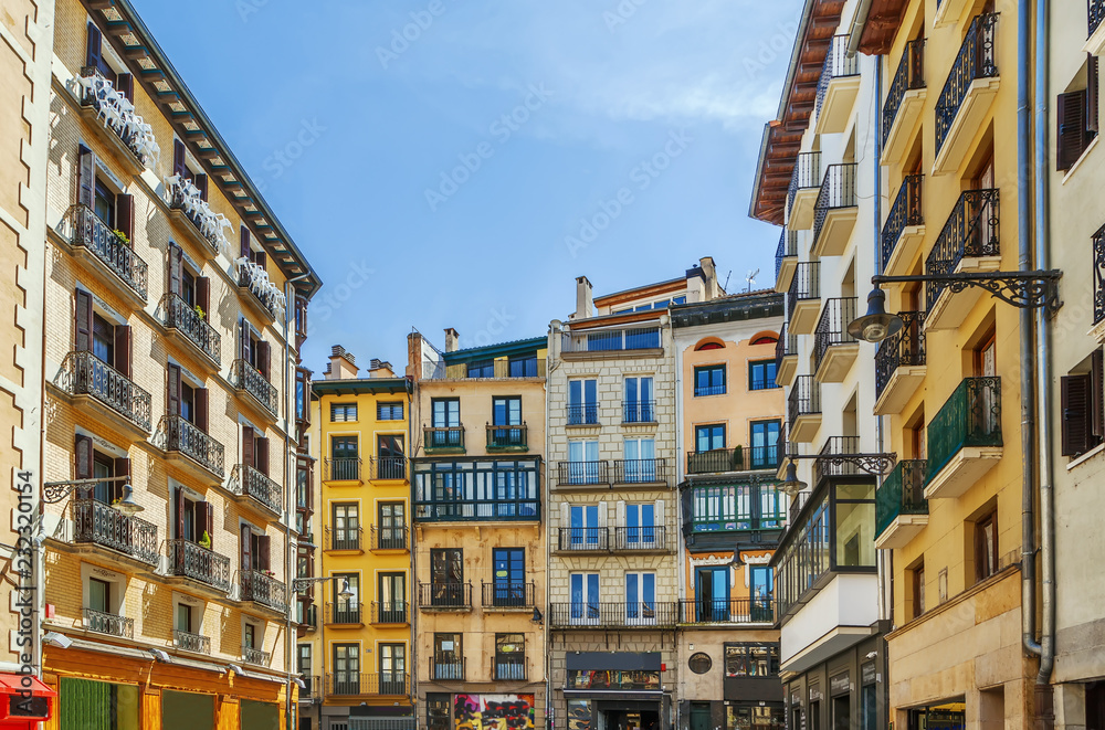 Square in Pamplone, Spain