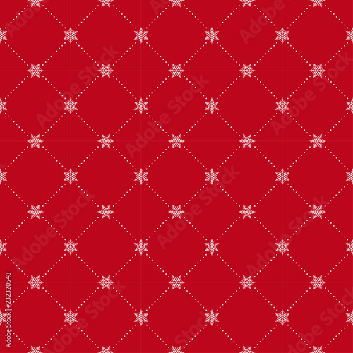 Seamless pattern for winter