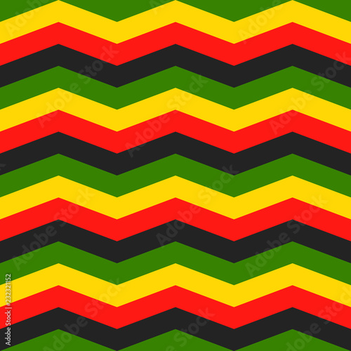 jamaica chevron seamless pattern