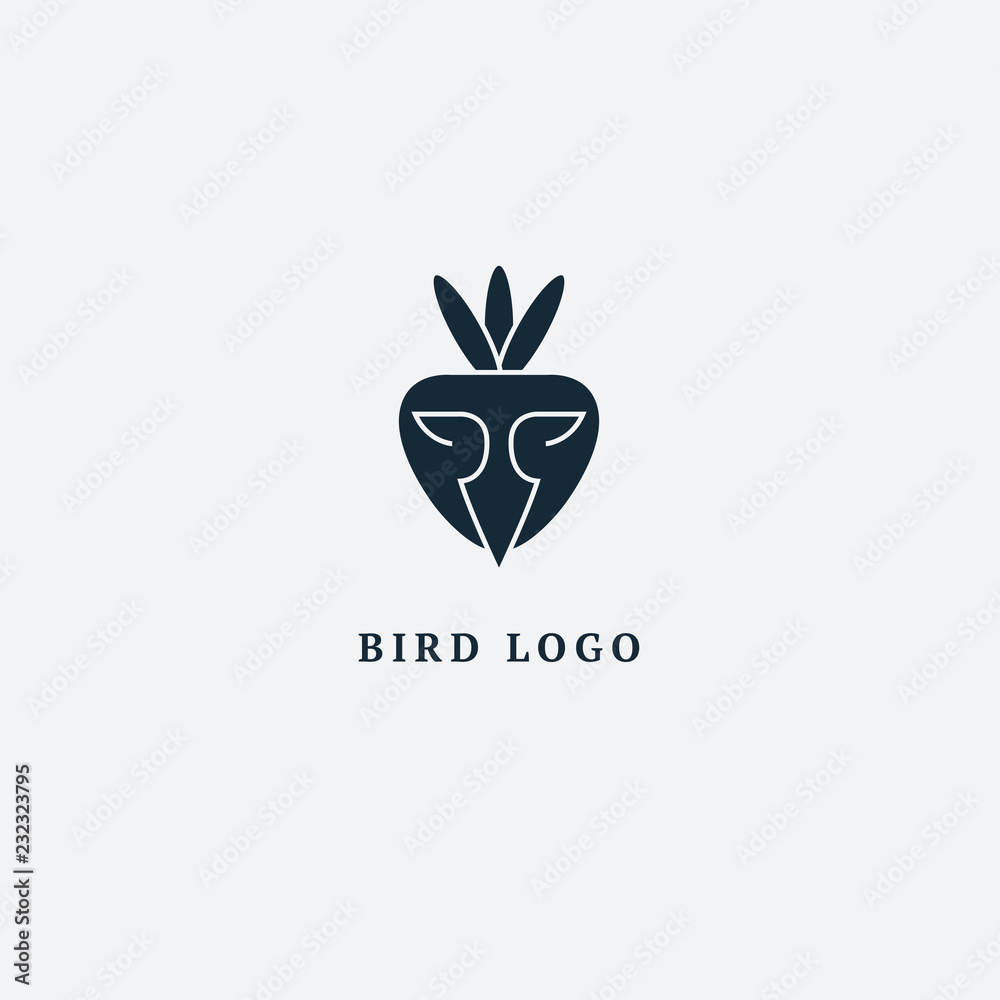 Bird silhouette logo. Vector abstract minimalistic illustration flying fowl. Eagle, falcon icon. Zoo, pet shop, farm, bird feather, wild nature vector flat style logotype modern. Bird silhouette logo. Vector abstract minimalistic illustration flying fowl. Eagle, falcon icon. Zoo, pet shop, farm, bird feather, wild nature vector flat style logotype modern.