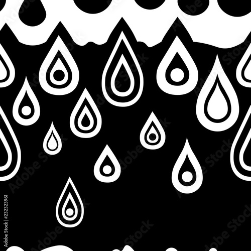 seamless abstract pattern with drops