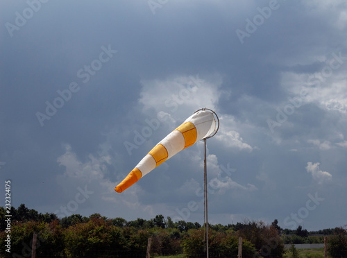 wind indicator on the airfield