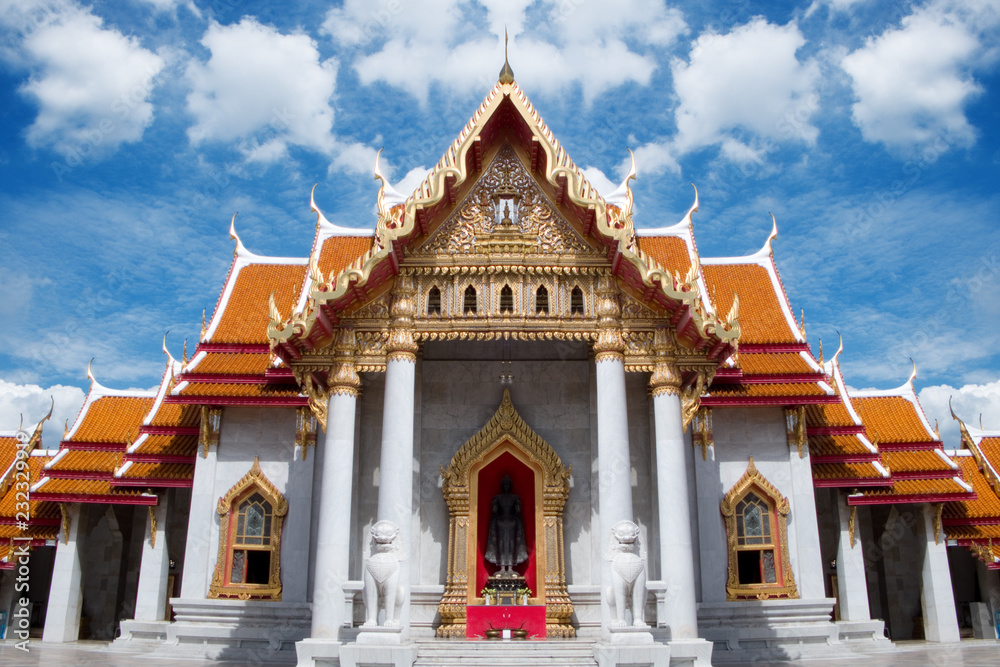 Temple in Bangkok in Thailand