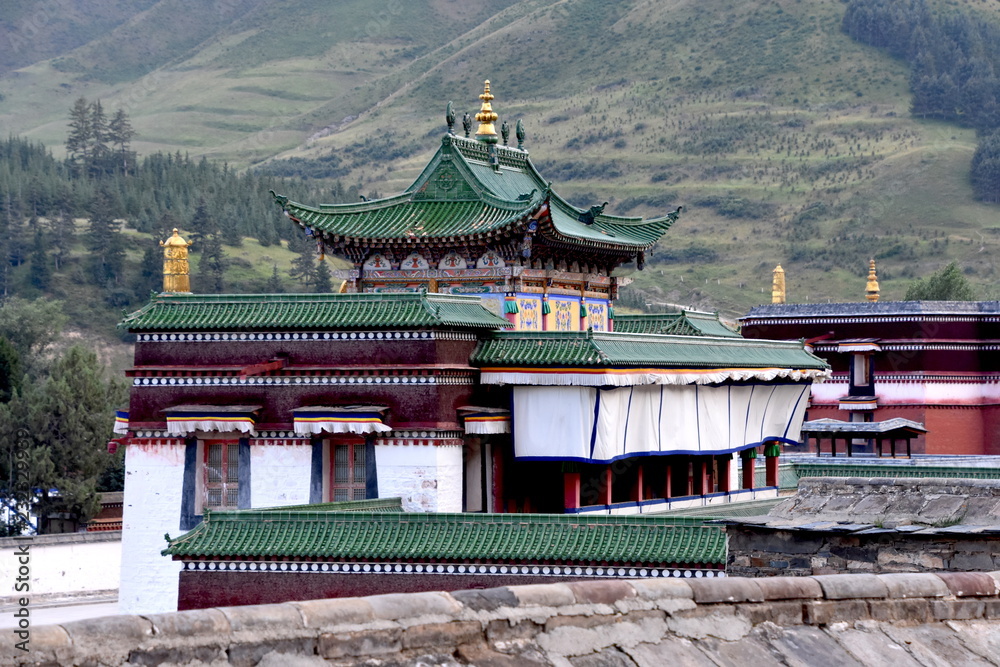 Monasterio Labrang en Xiahe, China