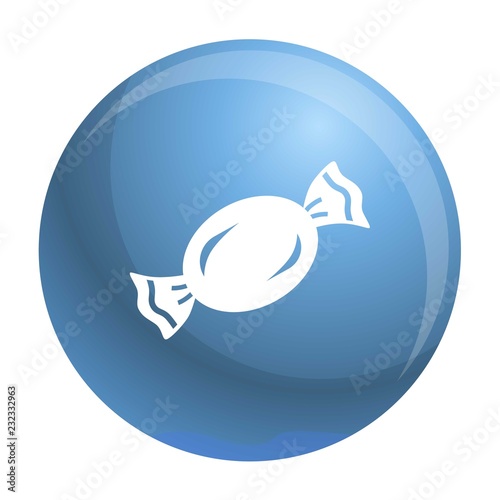 Candy bonbon icon. Simple illustration of candy bonbon vector icon for web design isolated on white background