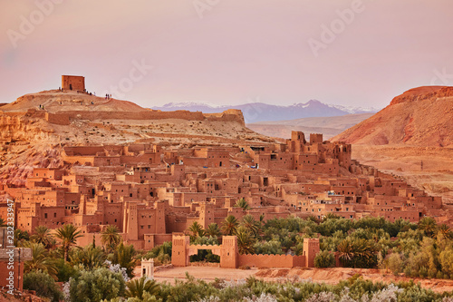 Town of Ait Ben Haddou near Ouarzazate in Morocco. photo