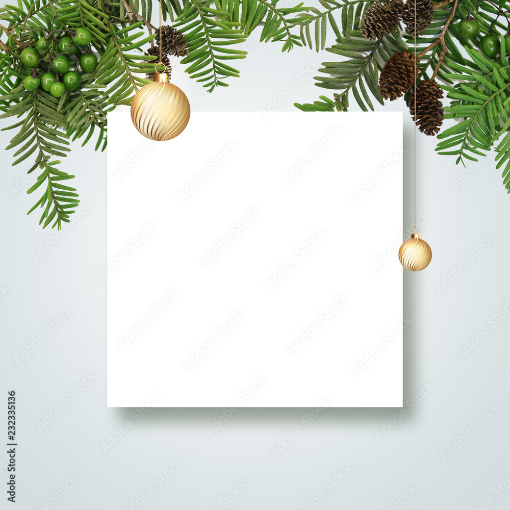 크리스마스 배경, 크리스마스 오브젝트&프레임, 즐거운 성탄절 Stock-Illustration | Adobe Stock