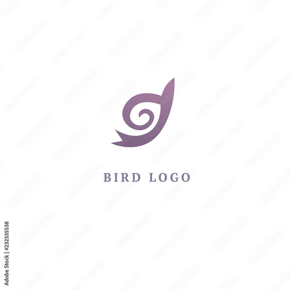 Bird silhouette logo. Vector abstract minimalistic illustration flying fowl. Pigeon icon. Zoo, pet shop, farm, bird feather, wild nature vector flat style logotype modern. Bird silhouette logo. Vector abstract minimalistic illustration flying fowl. Pigeon icon. Zoo, pet shop, farm, bird feather, wild nature vector flat style logotype modern.