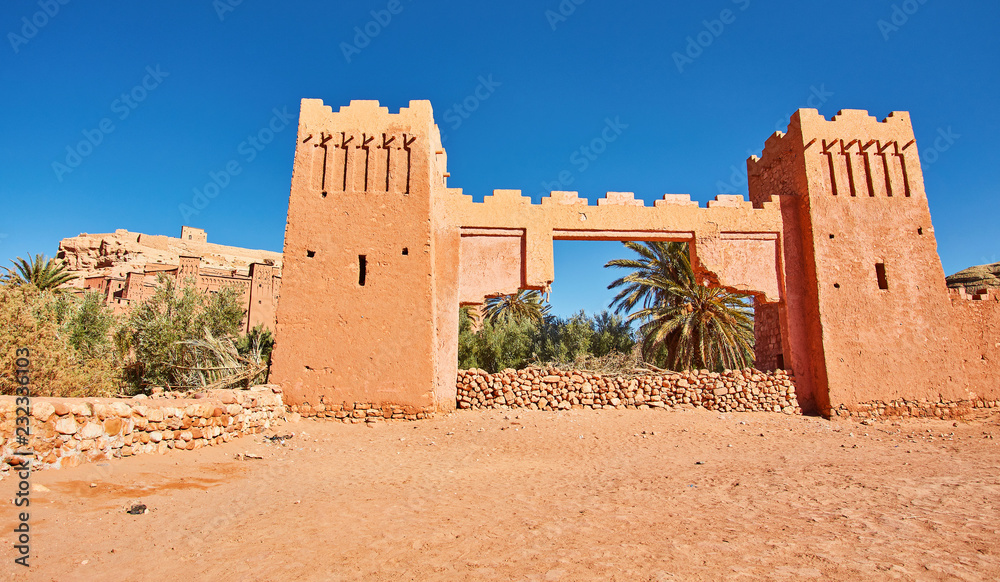 Ait Ben Haddou or Ait Benhaddou is a fortified city near ouarzazate in Morocco. Ait Ben Haddou or Ait Benhaddou is a fortified city near ouarzazate in Morocco.