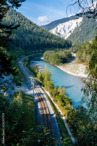 Rheinschlucht (Ruinaulta), Kanton Graubünden, Schweiz