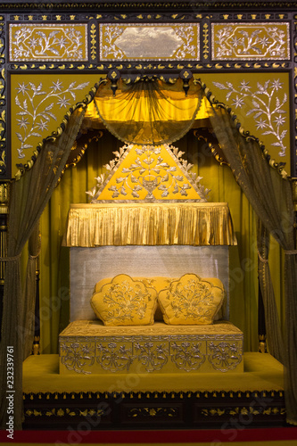 sleeping room in a palace