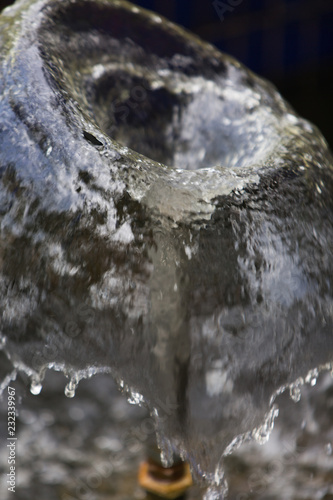 fountain on a street