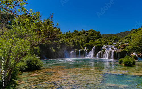 Wasserfall im Krka Nationalpark/ Kroatien