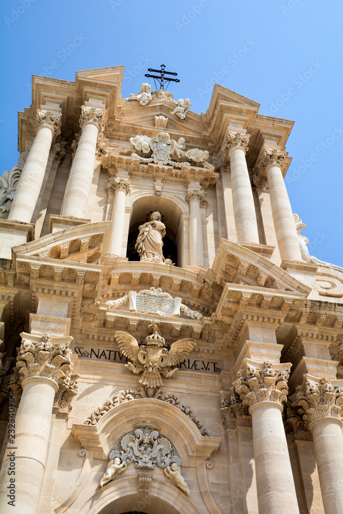 baroque facade of a church